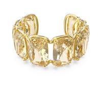 Brazalete Harmonia, Cristales flotantes de gran tamaño, Tono dorado, Baño tono oro M