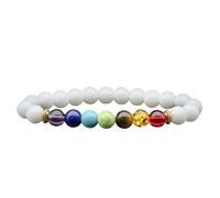 Brazalete Hombre de Piedras Naturales - Pulseras Chakra con Ojo de Tigre, Ajustable, Regalo Masculino con Significado (type-1)