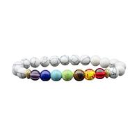Brazalete Hombre de Piedras Naturales - Pulseras Chakra con Ojo de Tigre, Ajustable, Regalo Masculino con Significado (type-8)
