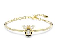 Brazalete Idyllia, Tallas mixtas, Abeja, Multicolor, Acabado en oro de 18 quilates OS