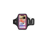 Brazalete impermeable para correr, fitness, correr, funda para teléfono, 6,5 pulgadas, para iPhone 11 Max, color rosa y rojo
