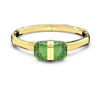 Brazalete Lucent, Cierre magnético, Verde, Acabado tono oro S