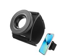 Brazalete magnético para correr: domina el seguimiento de tu entrenamiento, soporte giratorio de liberación rápida de 360°, ajuste universal de 4,7 a 6,8 pulgadas + almacenamiento para llaves/tarjetas