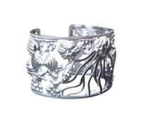 Brazalete Mar,Pulseras De Brazalete Ancho - Brazalete Abierto Firme Charm, Elegante Joyería para Mujeres y Niñas