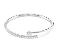Brazalete Matrix, Talla redonda, Blanco, Baño de rodio L