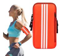 Brazalete Móvil Deportivo para Correr, Fitness y Gimnasio - Bolsa Universal para el Brazo, Ideal para Viajes (Naranja)