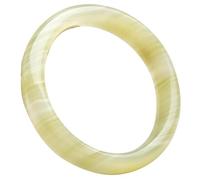 Brazalete Naturalyellow Green Bangle 58-62mm Fengshui Jade para