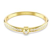 Brazalete Numina, Talla redonda, Blanco, Baño tono oro M