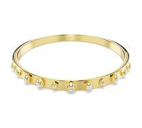 Brazalete Numina, Tallas redondas combinadas, Blanco, Acabado en oro de 18 quilates L