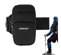 Brazalete para correr para teléfono - Brazalete de gran capacidad para teléfono celular, brazalete para teléfono móvil para correr, teléfono deportivo y llavero con correa ajustable