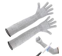 Brazalete para hombre y mujer, mangas resistentes a los cortes, manguitos resistentes a los cortes, protección de brazo largo, protección de nivel 5, fundas de seguridad para jardinería, reparación,