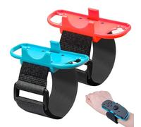 Brazalete para Just Dance 2024 2023, 2022, 2021, 2020,Ajustable para Just Dance y Zumba Burn It Up,Set de 2 Muñequeras Compatible con Joy-Cons de Switch,Ideal para Adultos y Niños