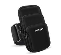 Brazalete para Teléfono Ajustable - Soporte para Ejercicios para Correr | Brazalete con Bolsillos con Cremallera, Soporte para Material De Seguridad De Neopreno, Regalo Práctico Y Creativo para U