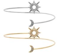 Brazalete Parte Superior del Brazo Sol y Luna 2piezas