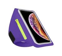 Brazalete reflectante para correr con diseño transpirable ajustable y soporte para teléfono para ciclismo, actividades al aire libre, brazalete portátil para teléfono con almacenamiento