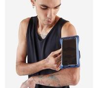 Brazalete running smartphone teléfono grande Hombre Mujer KIPRUN azul Talla única