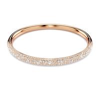 Brazalete Sublima, Pavé nieve, Blanco, Acabado en oro rosa de 18 quilates S