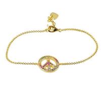 Brazalete Thomas Sabo Mujer Plata de Ley 925 A2071-996-7-L19V Peace Nuevo