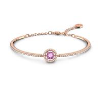 Brazalete Una, Talla redonda, Morado, Acabado en oro rosa de 18 quilates OS