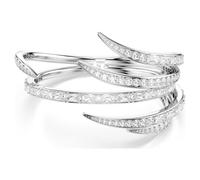 Brazalete Vienna, Tallas mixtas, Blanco, Baño de rodio M
