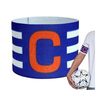 Brazaletes de Capitán para Fútbol,Brazalete de Capitán,Brazalete de capitán deportivo de fútbol | Bandas ajustables anticaída para jugadores, brazaletes de capitanes para accesorios de juegos de fútbo