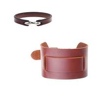 Brazaletes de Cuero Medievales Góticos Punk para Cosplay - Vintage, Vikingo, Steampunk, Brazalete de Rock - Brazalete Unisex - Para Hombres y Mujeres - Para Disfraces, Fiestas Temáticas