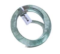 Brazaletes para Mujer, Brazalete de Cristal de fluorita Natural Verde Jalea Fresca para niñas y Mujeres, Regalo, Pulseras de Cristal de la Suerte, brazaletes de, joyería (Color de la Gema: 54-56 mm)
