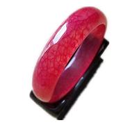 Brazaletes para Mujer, Pulsera de Esmeralda 100% Natural, Pulsera de Jade Rojo, Pulsera de Piedra de Sangre de Pollo, Pulseras de jadeíta, brazaletes de Jade, joyería de Jade (Color de la Gema: 59