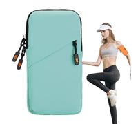 Brazaletes para teléfono móvil, soporte de teléfono para brazalete, soporte de teléfono móvil, bolsillo de brazo impermeable, bolsa de gran capacidad, transpirable y multifuncional para mujer