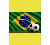 Brazil Paperback Notebook: Caderno de bolso Brasil