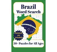 Brazil Word Search Puzzle Book: Easy-to-Read Print | 50+ Engaging Puzzles related to Brazil | Perfect for Adults, Teens & More!