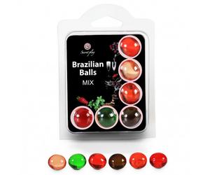 Brazilian Balls Variadas Gel Íntimo Aroma Frutas