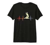 Brazilian Jiu Jitsu Cardiograma Artista marcial Camiseta Premium