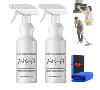Brazilian Waves Multi Purpose Cleaner, R&W Multi Purpose Cleaner, R and W Luxurious Scent Rinse-Free Spray, Bathroom Kitchen Foam Easy to Use (2pcs)
