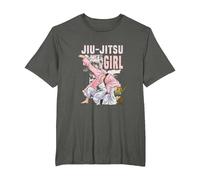 Brazillian Jui-Jitsu Girl BJJ MMA Jiujuitsu Artes Marciales Camiseta, Hombre Tallas Grandes, Asfalto, 2X Alto