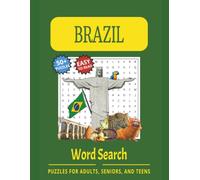 Brazil's Word Search Puzzle Book: Word Searches with Easy to read Print about Brazilian Culture, Brazilian Landmarks, Brazilian Food, and much More! | ... Gift for Vacations, Holidays and Free Times
