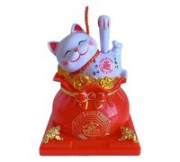 Brazo agitando un Gato de la Suerte, Estatua de Gato de la Suerte, Lindo Gato de la Suerte con diseño de energía Solar, Estatua de Coche y decoración de Interiores para la, la Felicidad, la