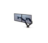 Fellowes Soporte para monitor Platinum Series - Brazo doble ajustable, 2 puertos USB - 32" Negro