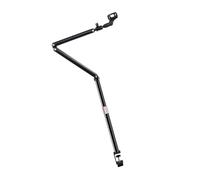 Brazo ajustable para pastilla, construcción de acero resistente para transmisión de estudio y configuración de podcast, soporte MICR de doble rosca