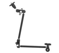 Brazo Articulado Ajustable, 2 Secciones 57 Cm/22,4 Pulgadas con Tornillo de Bloqueo de 1/4 y 3/8, Acero Inoxidable y Aleación de Aluminio, Ajuste de Varios Grados para Clips de