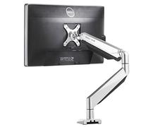 Brazo articulado ajustable para monitor, giratorio, montaje a escritorio plateado plata Single Monitor