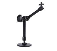 Brazo articulado de fricción ajustable de rosca de 1/4 pulgadas para soporte de iluminación de cámara, estante de luz de camping para campistas