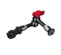 Brazo articulado en ángulo múltiple de 7/11 pulgadas con rosca doble de 1/4 pulgadas para iluminación de videografía y monitores, brazo mágico articulado