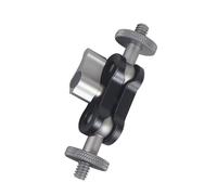 Brazo articulado flexible para accesorios de cámara, cabezales dobles y tornillos de 1/4 pulgadas para estudio y uso al aire libre, compatible con jaula de cámara