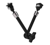Brazo articulado para cámara DSLR de aleación de aluminio de 11 pulgadas con tornillo de 1/4 pulgadas y pines de localización para estudio de fotografía y vlogging