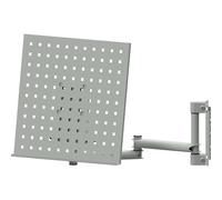 Brazo articulado para mesas de trabajo de altura regulable eléctricamente LIFT ANKE, brazo articulado triple, con pared perforada