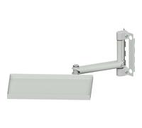 Brazo articulado para mesas de trabajo de altura regulable eléctricamente LIFT ANKE, con tablero de apoyo