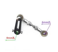 Brazo basculante de Motor telescópico alternativo, carrera ajustable de 20-80MM, palanca basculante DIY, accesorios de cigüeñal de Motor alternativo,Durabilidad en todo tipo de clima(8MM)