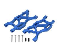 Brazo basculante inferior trasero de aleación de aluminio y Metal, resistente, duradero, ajuste del ángulo del amortiguador, 1/7, infracción 6S 1/8 RC (Azul)