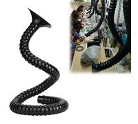 Brazo colector de conducto flexible para ventilación y extracción, longitud ajustable de 31.5 a 98.4 pulgadas, compatible con conductos de 50 mm y 75 mm de diámetro